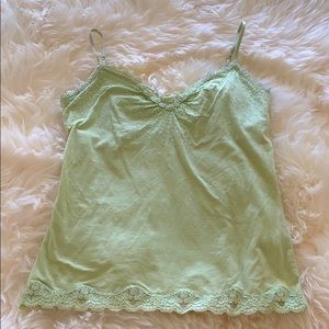 Express Bra-top Tank with Lace Trim